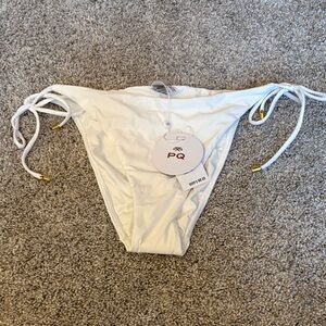 PQ Swim White Bikini Bottom